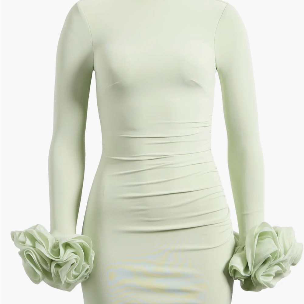 House of CB Camilla Ruffle Cuff Long Sleeve Body-Con Minidress (Long Version)